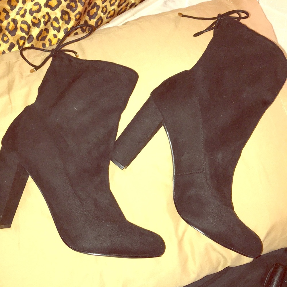Black Heels/booties OFFERS ACCEPTED!